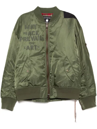 MASTERMIND JAPAN ZIP-UP BOMBER JACKET