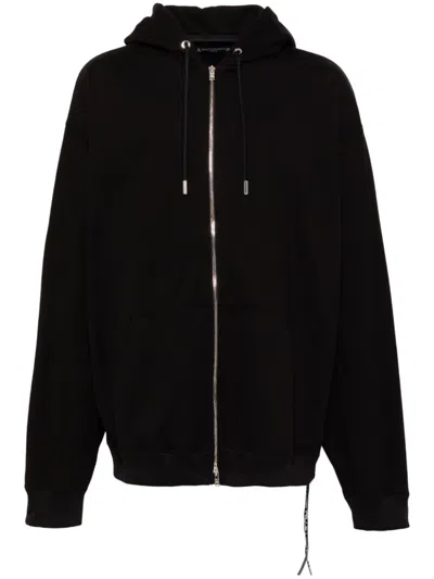 Mastermind Japan Zip-up Hoodie In Black