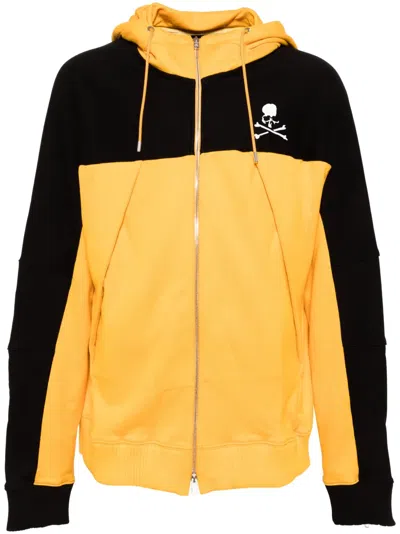 Mastermind Japan Zip-up Hoodie In Yellow