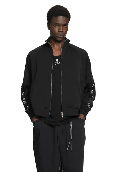 Mastermind Japan Zip-up Track Jacket In Black