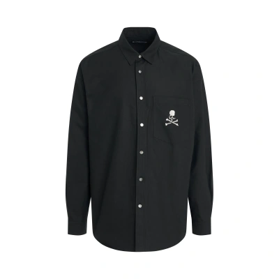 Mastermind Japan Long Sleeve Casual Shirt In Black