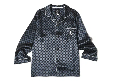 Pre-owned Mastermind Japan Men's Mastermind X Vans Vault Silk Pajama Shirt In Black