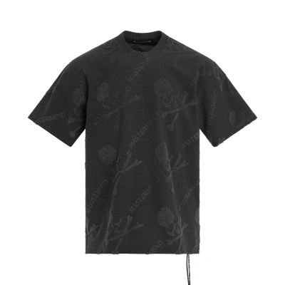 Mastermind Pile Monogram T-shirt In Black