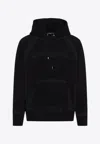 Mastermind Japan Mastermind Classic Hooded Black Sweatshirt With Graphic Detailing In Black
