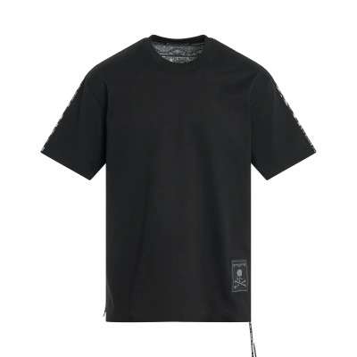 Mastermind Switched Ethnic Border T-shirt In Black