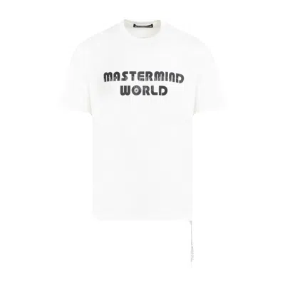 MASTERMIND WORLD AURORA WHITE COTTON T-SHIRT