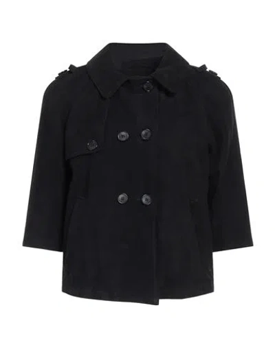 Masterpelle Woman Jacket Midnight Blue Size 10 Soft Leather