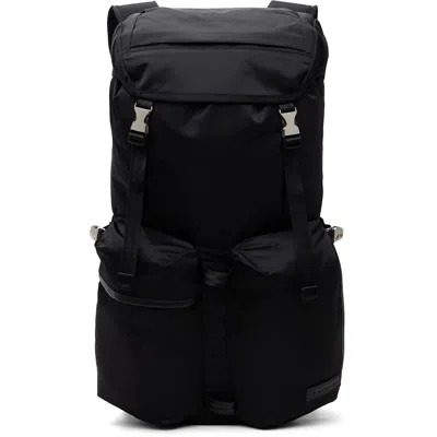 Master-piece Black Lightning Double Pocket Flap Backpack
