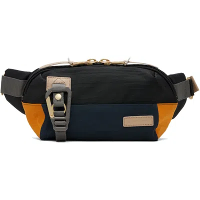 Master-piece Black Link Waist Belt Bag