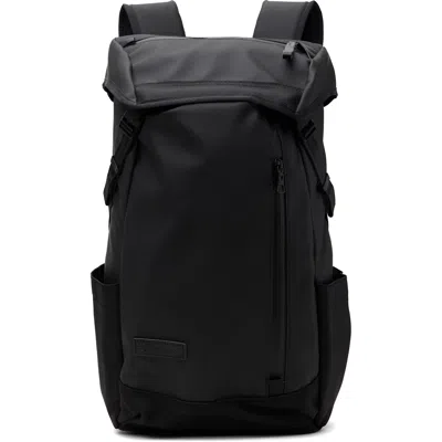 Master-piece Black Slick Flap Backpack