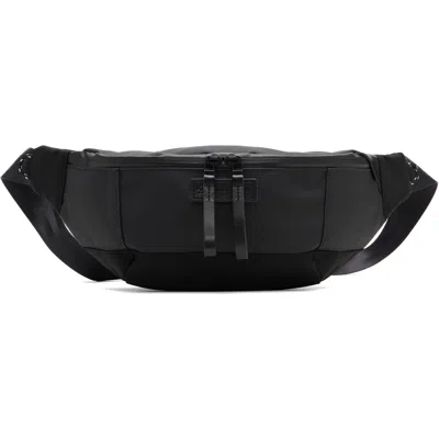 Master-piece Black Slick Waist Belt Bag
