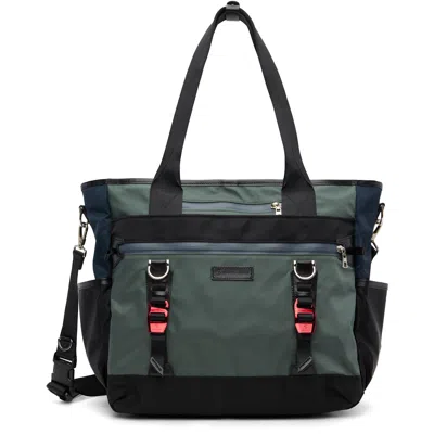 Master-piece Co Grey Potential 3way Tote In Blue