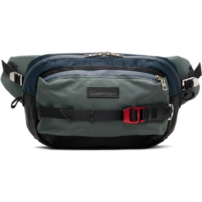 Master-piece Gray Potential Waist Belt Bag In Multi