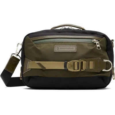 Master-piece Khaki & Black Potential 2way Mini Shoulder Bag In Brown