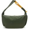 Master-piece Khaki Ark Solid L Shoulder Bag In Green