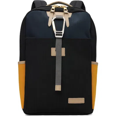 Master-piece Navy & Black Link Backpack In Multi