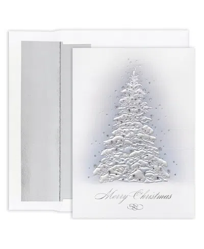 Masterpiece Studios Frosted Tree Holiday Boxed Cards In No Color