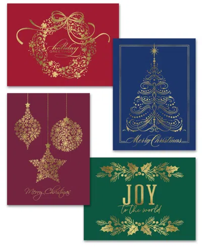 Masterpiece Studios Holiday Gold Assortment Holiday Boxed Cards In No Color