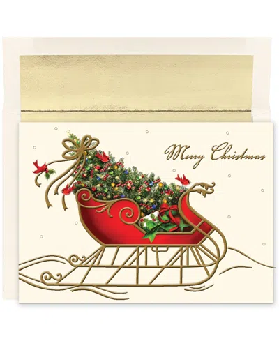 Masterpiece Studios Holiday Sleigh Holiday Boxed Cards In No Color