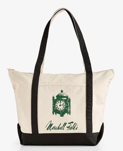 Masterpiece Studios Marshall Fields Zippered Boat Bag In Neutral