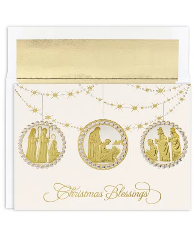 Masterpiece Studios Nativity Ornaments Holiday Boxed Cards In No Color