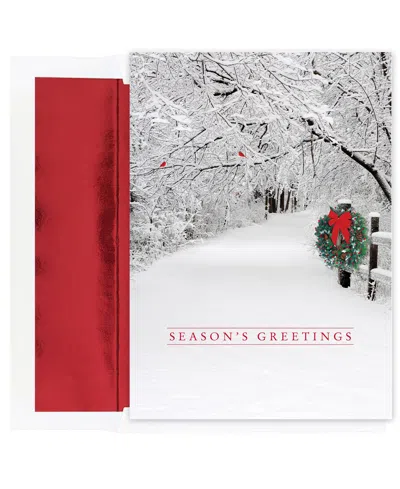 Masterpiece Studios Snow Scene Holiday Boxed Cards In No Color