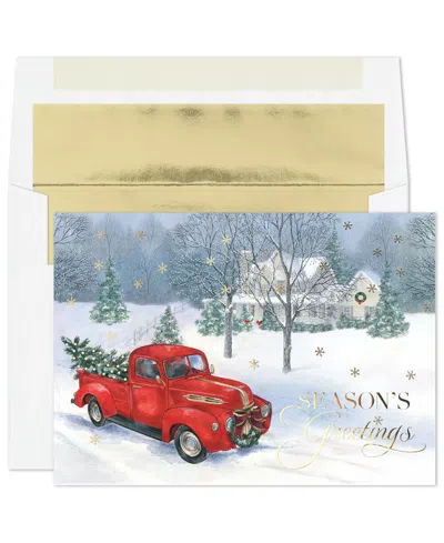 Masterpiece Studios Trucking The Tree Holiday Boxed Cards In No Color