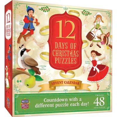 Masterpieces 12 Days Of Advent Calendar Puzzles 48 Piece