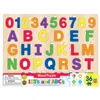 Masterpieces 16.5 X 11.75 In. Abc & 123 Wood Puzzle - 36 Piece