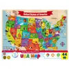 Masterpieces 16.5 X 11.75 In. Usa Map Wood Puzzle - 44 Piece