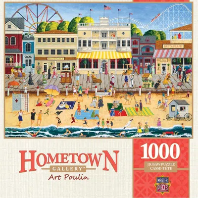 Masterpieces 19.25 X 26.75 In. Art Poulin Hometown Gallery On The Boardwalk Jigsaw Puzzle - 1000 Piece