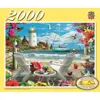 Masterpieces 27 X 39 In. Alan Giana Signature Series Coastal Escape Jigsaw Puzzle - 2000 Piece