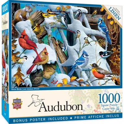 Masterpieces Audubon Snow Birds Puzzle 1000 Piece