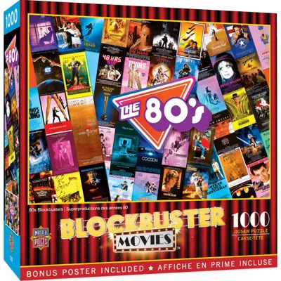 Masterpieces Blockbuster Movies 80s Puzzle 1000 Piece