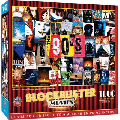 Masterpieces Blockbuster Movies 90s Puzzle 1000 Piece