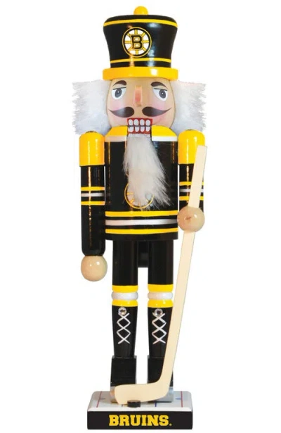 Masterpieces Boston Bruins Collectible Nutcracker In Multi