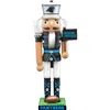 Masterpieces Carolina Panthers Collectible Nutcracker In Multi