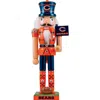 Masterpieces Chicago Bears Collectible Nutcracker In Multi