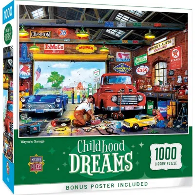Masterpieces Childhood Dreams Waynes Garage Puzzle 1000 Piece