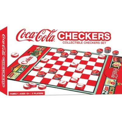 Masterpieces Coca-cola Checkers Board Game