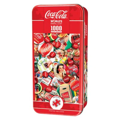 Masterpieces Coca-cola Worlds Smallest Puzzle In A Tin 1000 Piece