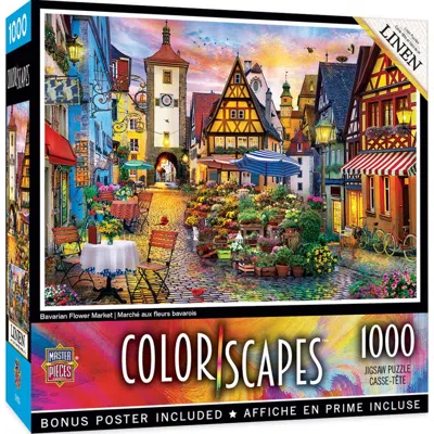 Masterpieces Colorscapes Bavarian Flower Market Puzzle 1000 Piece