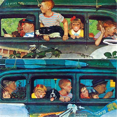 Masterpieces Coming And Going Puzzle - 1000 Piece