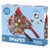 Masterpieces Contours Cardinals Shaped Puzzle 1000 Piece