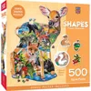 Masterpieces Contours Fawn Friends Shaped Puzzle 500 Piece