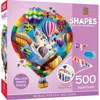 Masterpieces Contours Hot Air Balloons Shaped Puzzle 500 Piece