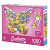Masterpieces Contours Shaped Butterfly Shape Puzzle - 1000 Piece