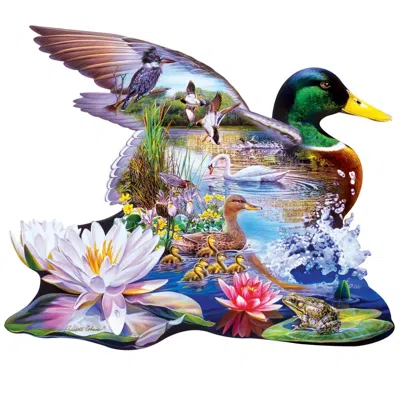 Masterpieces Contours Woodland Ducks Shaped Puzzle 500 Piece