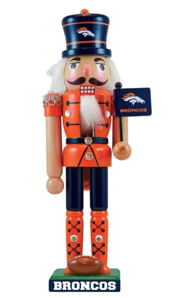 Masterpieces Denver Broncos Collectible Nutcracker In Multi