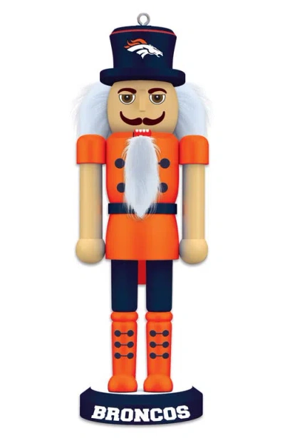 Masterpieces Denver Broncos Keepsake Nutcracker In Multi